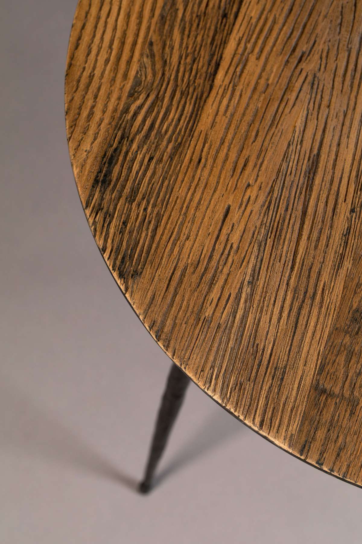 SIDE TABLE PEPPER BROWN '45