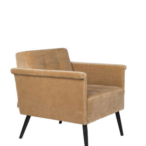 Fotel lounge SIR WILLIAM vintage wielbłądzi