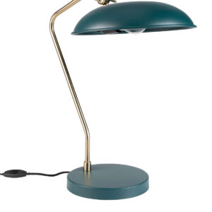 Lampa biurkowa Liam w kolorze morskim