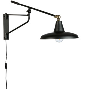 Lampa ścienna Hector czarna