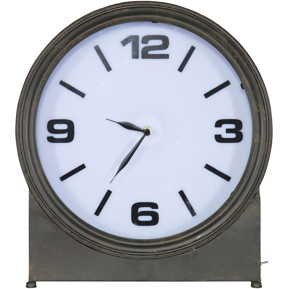 Metalowy zegar AGELESS czarny