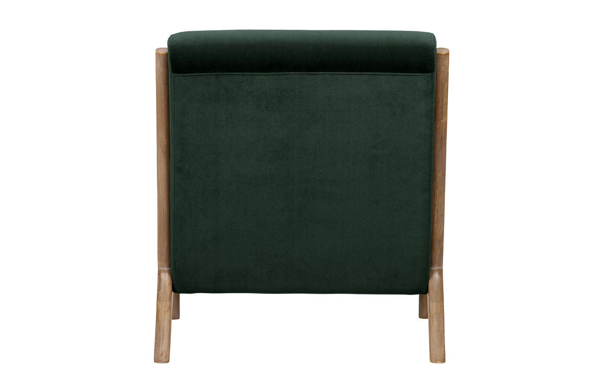 Fotel Mark velvet zielony