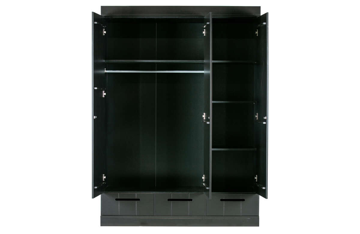 Szafa CONNECT 3-doors/drawer czarna [FSC]