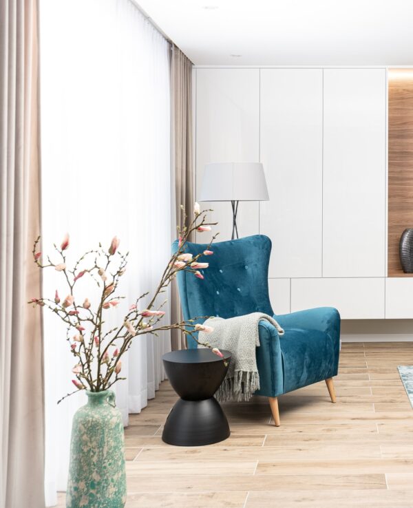 Dzbanek ceramiczny niebieski