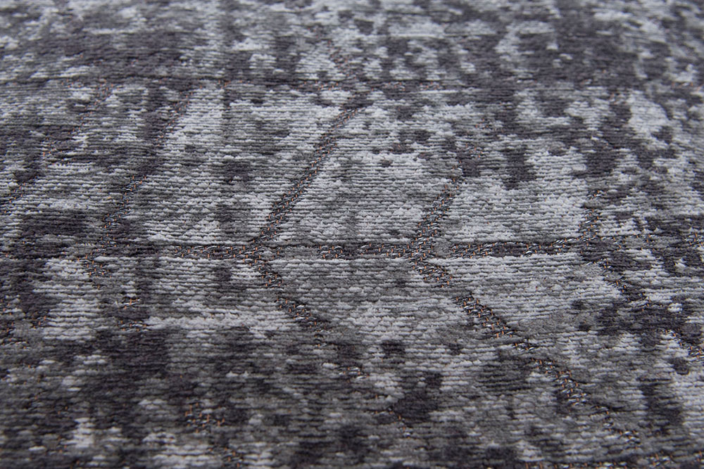 Szaro Czarny Dywan w Jodełkę - HARLEM CONTRAST 8425 - Rozmiar: 140x200 cm