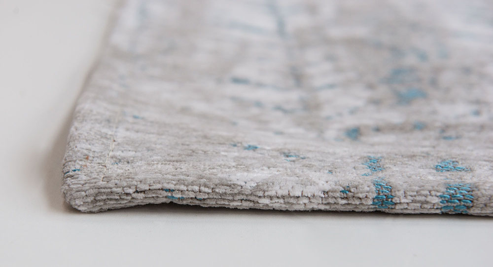 Niebiesko Biały Dywan w Jodełkę - TRIBECA BLUE 8927  - Rozmiar: 170x240 cm