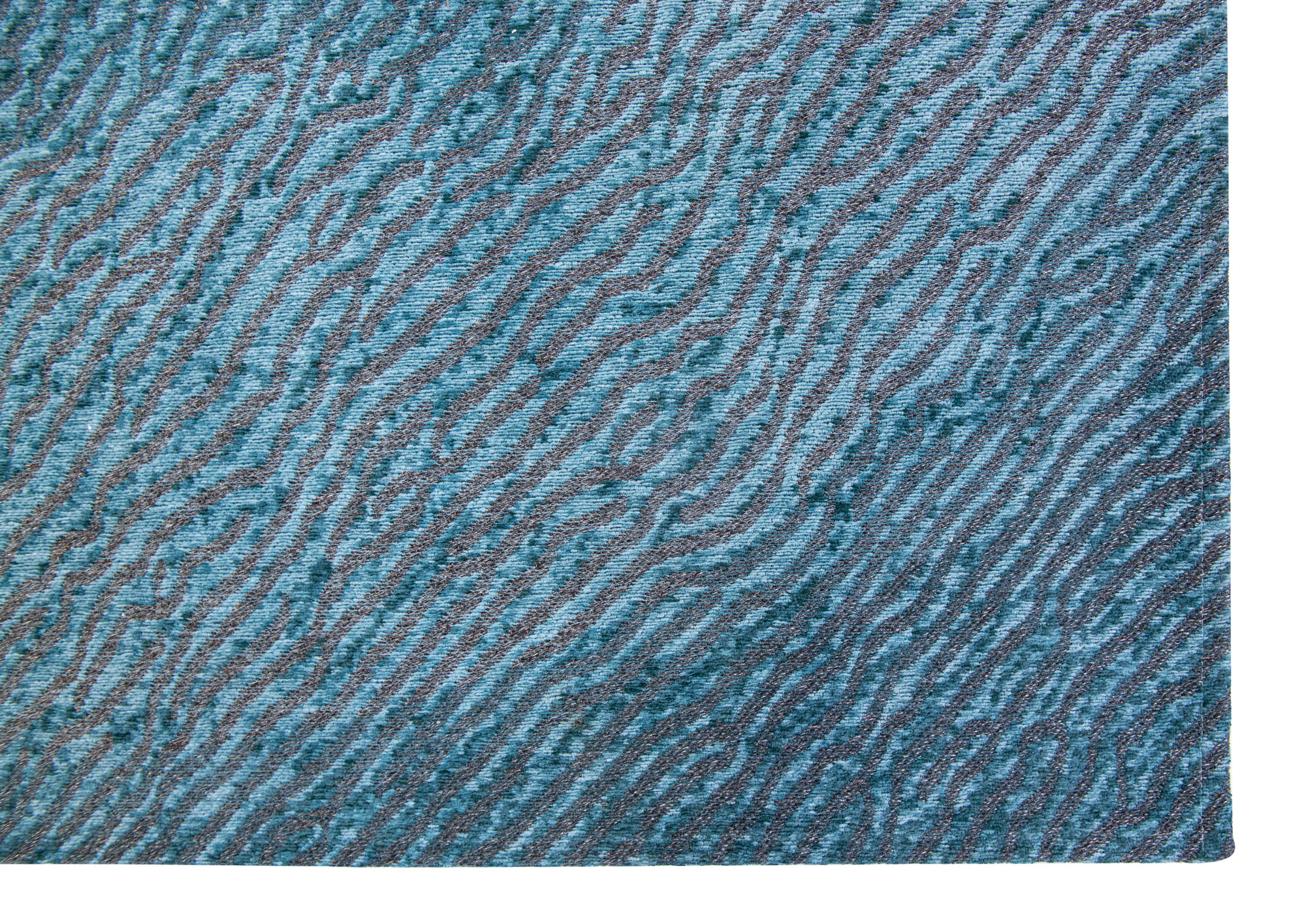 Nowoczesny Niebieski Dywan - BLUE NILE 9132 - Rozmiar: 170x240 cm