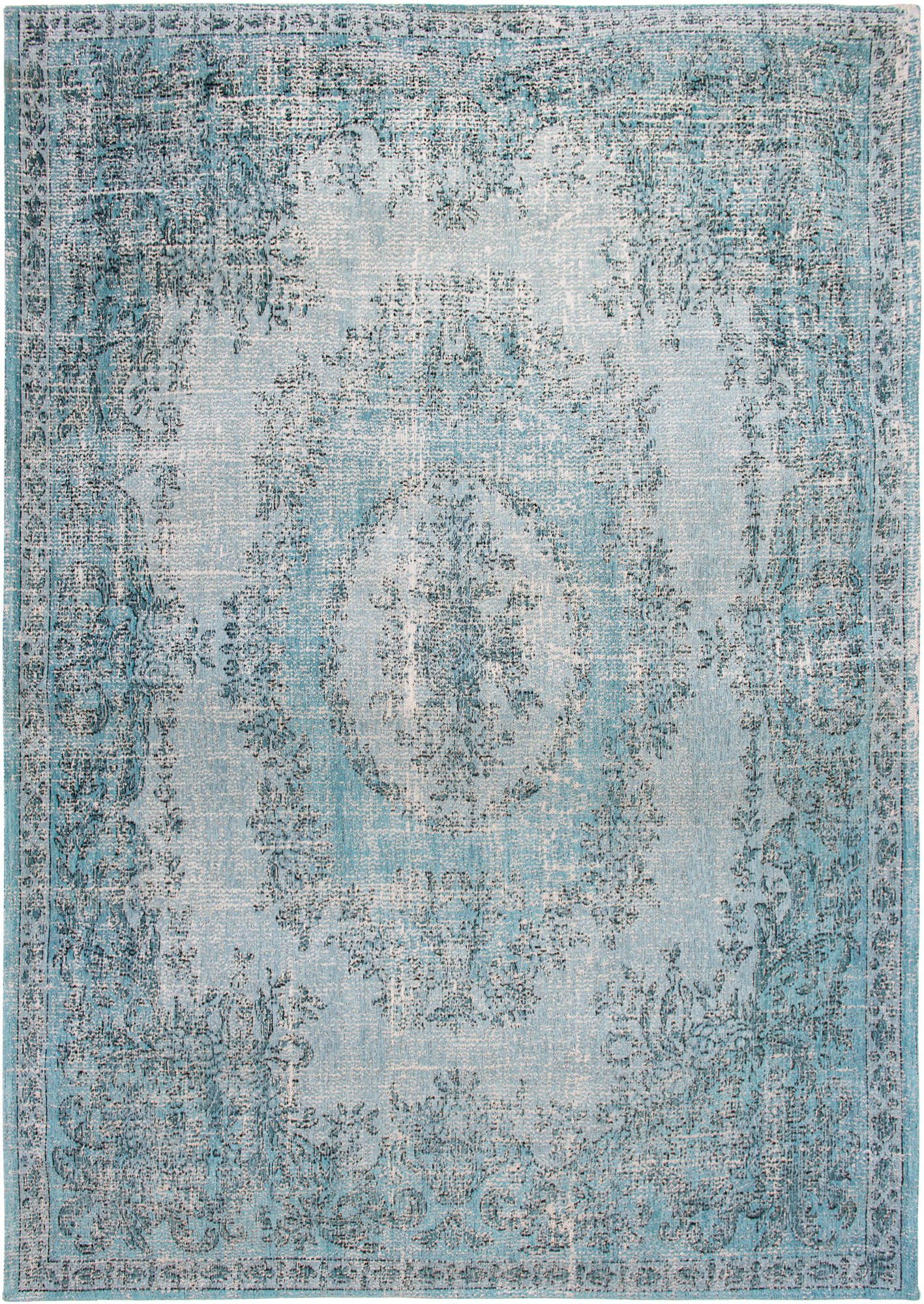 Niebieski Dywan Vintage - DANDOLO 9140 - Rozmiar: 80x150 cm