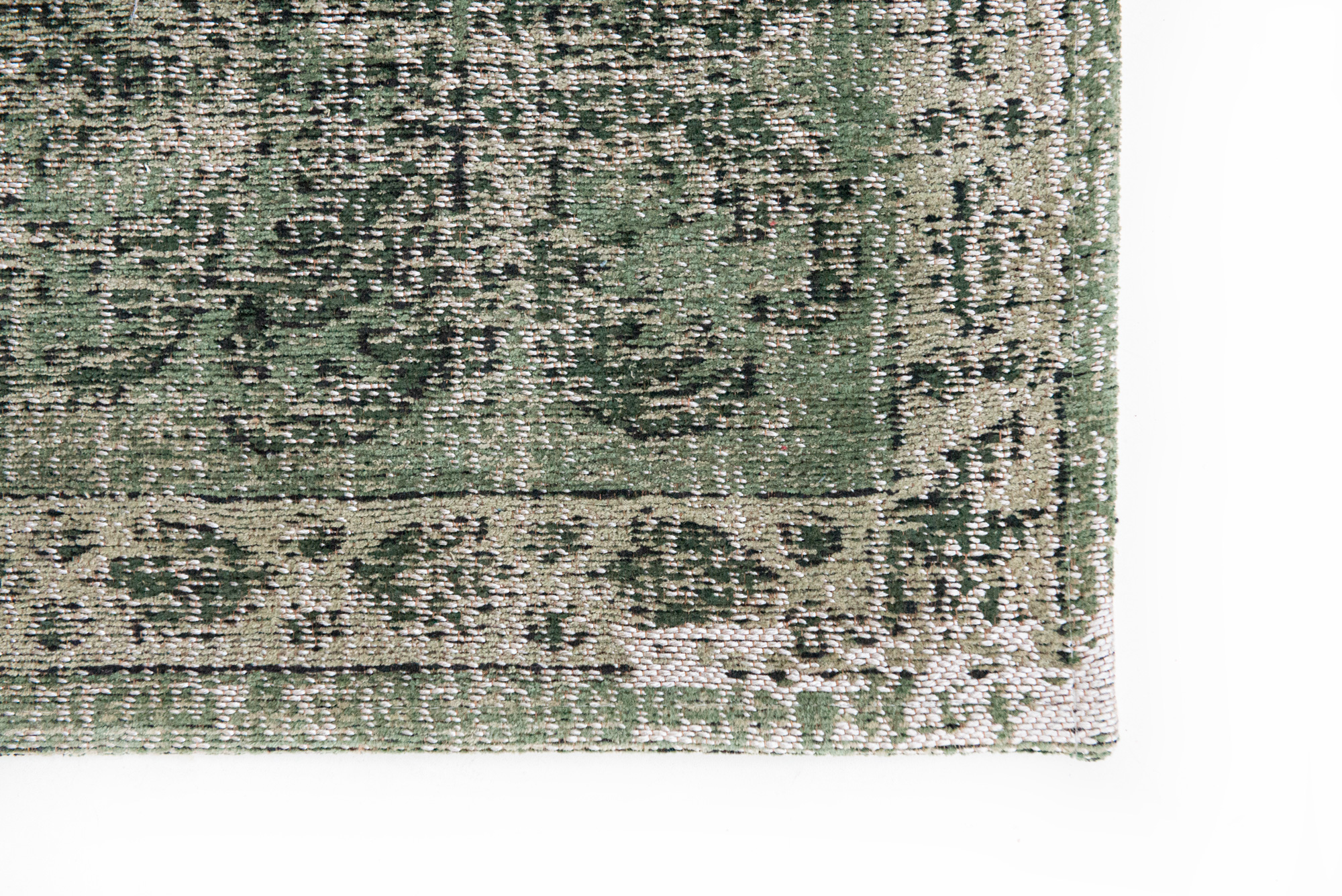 Zielony Dywan Vintage - ESTE GREEN 9142 - Rozmiar: 170x240 cm