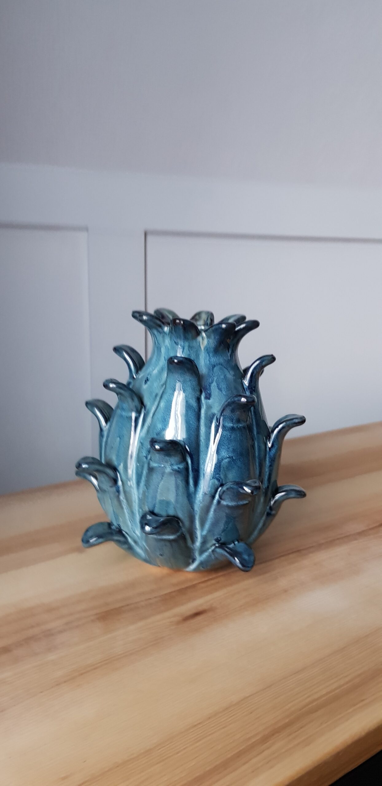 Wazon ceramiczny niebieski Malva