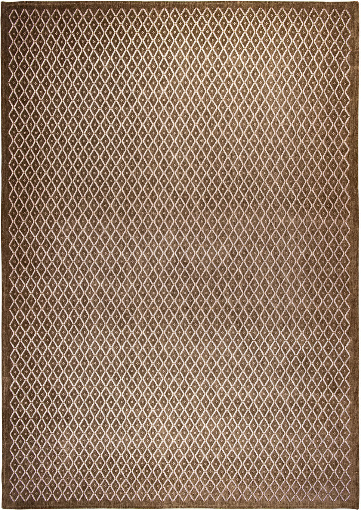 Brązowy Nowoczesny Dywan - ROMBO TALPA 9038 - Rozmiar: 170x240 cm
