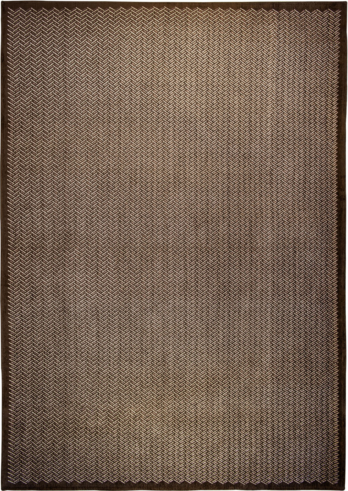 Brązowy Dywan Nowoczesny - LACCETTI SABBIO 9026 - Rozmiar: 170x240 cm