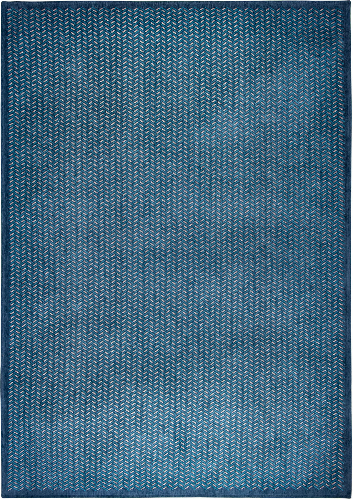 Niebieski Nowoczesny Dywan - LACCETTI MARE 9024 - Rozmiar: 170x240 cm
