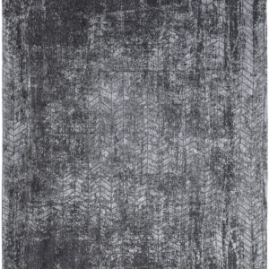 Szaro Czarny Dywan w Jodełkę - HARLEM CONTRAST 8425 - Rozmiar: 140x200 cm