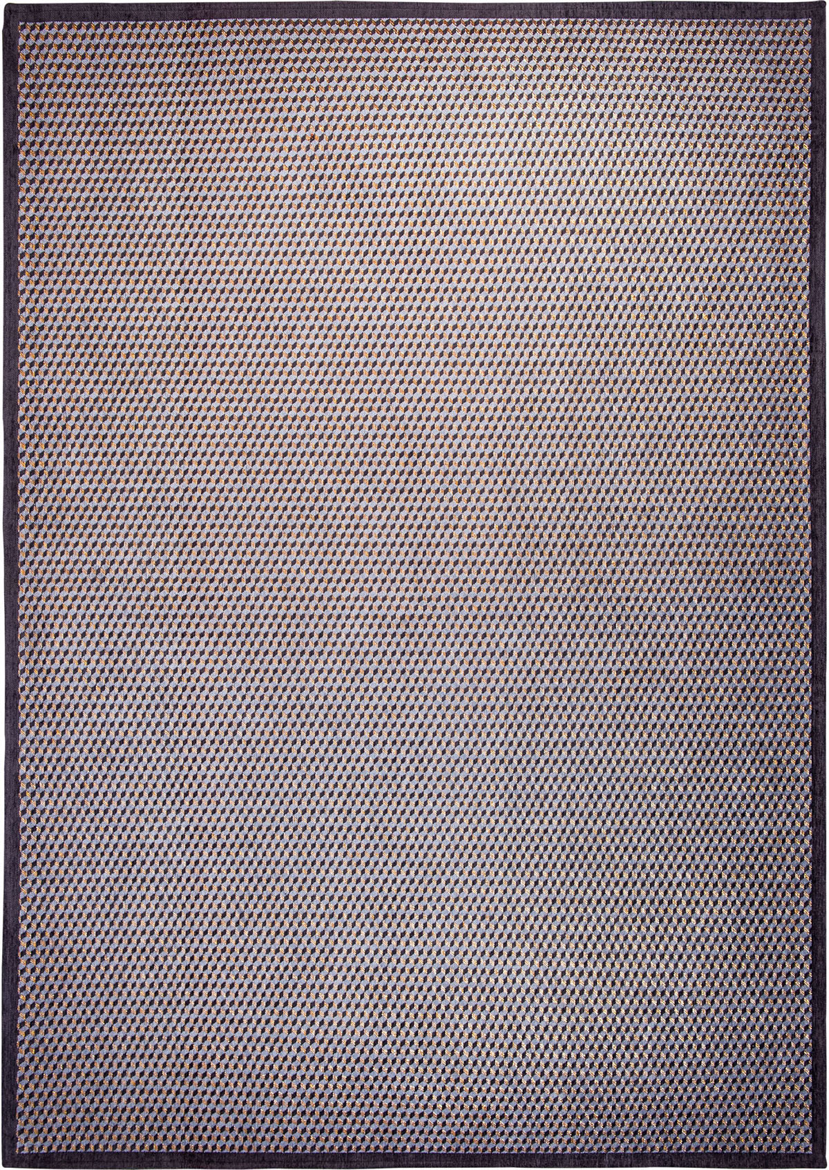 Szaro Złoty Dywan Nowoczesny - CUBETTI GRAFITE 9030 - Rozmiar: 170x240 cm