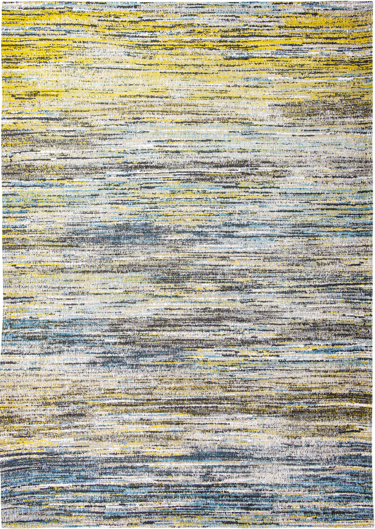 Żółto Niebieski Dywan w Paski - BLUE YELLOW MIX 8873 - Rozmiar: 170x240 cm