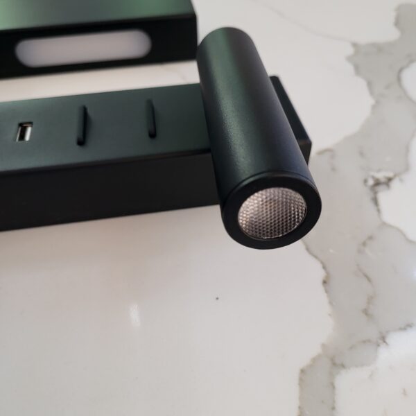 Lampa ścienna kinkiet IDA czarny Prawy