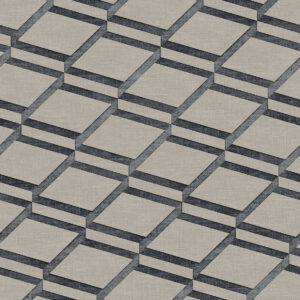 TAPETA WINYLOWA GEOMETRYCZNA SZARA DECOPRINT BLOOMING BL22733