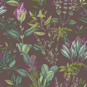 TAPETA WINYLOWA BUJNE KWIATY RETRO VINTAGE DECOPRINT BLOOMING BL22742