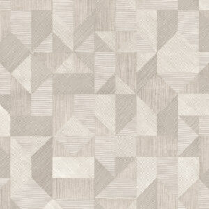 TAPETA WINYLOWA GEOMETRYCZNA UKŁADANKA KREMOWA DECOPRINT BLOOMING BL22770