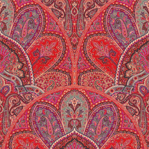 MURAL DECOPRINT BOHEME BOD23101 ORIENT KWIATY CZERWONY