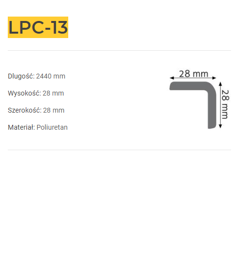 Listwa ścienna LPC-13