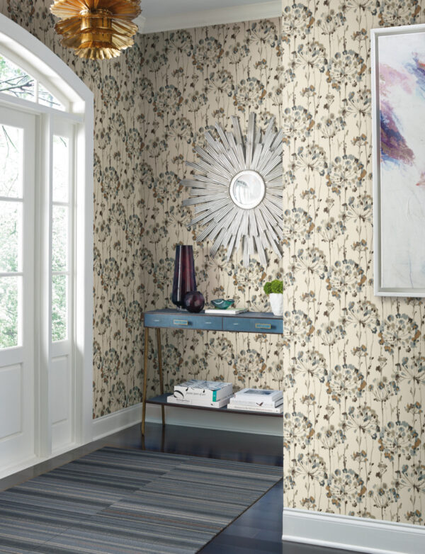 TAPETA KWIATY AKWARELOWE YORK WALLCOVERINGS CANDICE OLSON MODERN ARTISAN CN2100