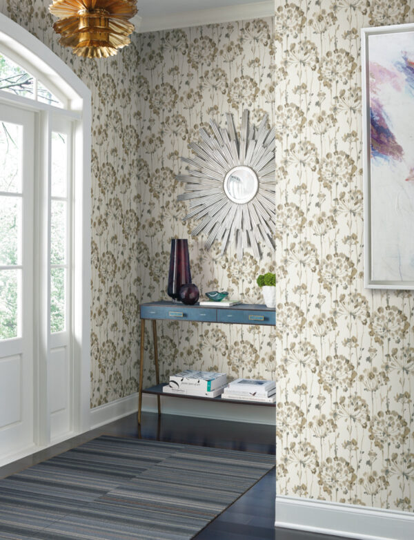 TAPETA KWIATY AKWARELOWE YORK WALLCOVERINGS CANDICE OLSON MODERN ARTISAN CN2103