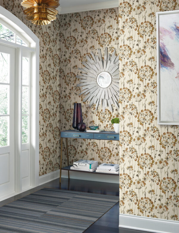 TAPETA KWIATY AKWARELOWE YORK WALLCOVERINGS CANDICE OLSON MODERN ARTISAN CN2105