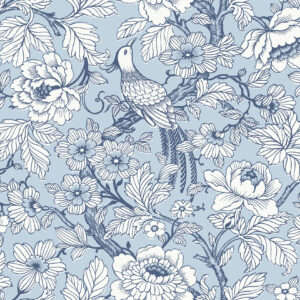 TAPETA KWIATY PTAKI WALLQUEST  EC80402