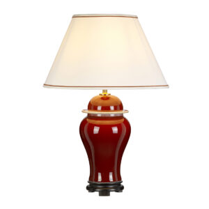 Lampa stołowa Oxblood Temple