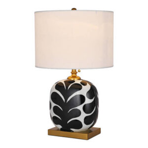 Lampa stołowa LORA HAMPTONS czarna