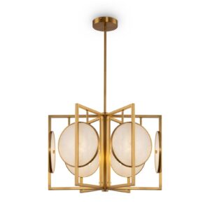 Lampa sufitowa Marmo 6 złota