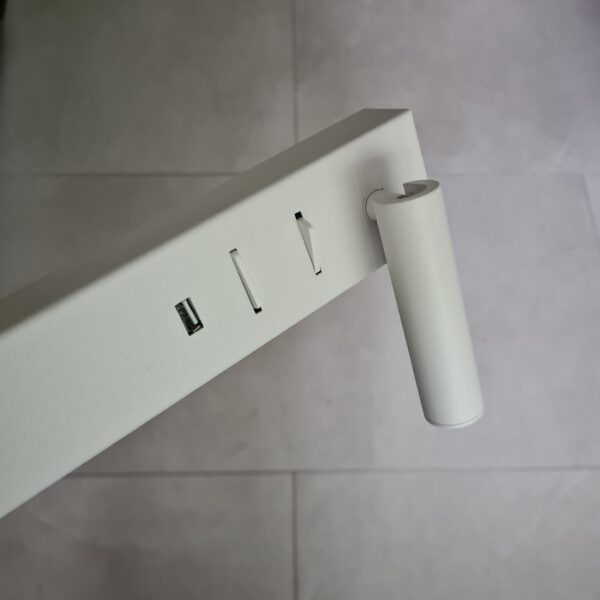 Lampa ścienna kinkiet IDA biały Prawy