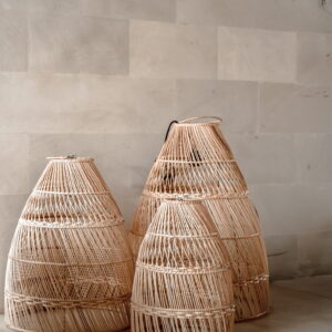 Lampa sufitowa rattanowa OLLO M