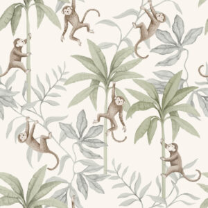 Tapeta dla dzieci Newbie II 6936 Jungle Friends