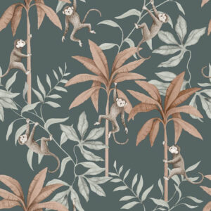 Tapeta dla dzieci Newbie II 6937 Jungle Friends