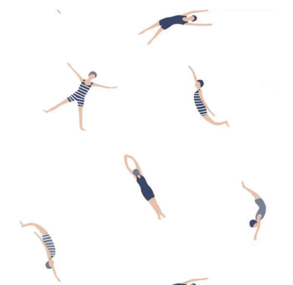 Tapeta CASELIO 102696234 Funny Swim