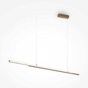 Lampa wisząca Halo regulacja barwy światła złota 48W
