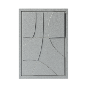 Obraz 3D ABSTRACT 1 Milky Grey