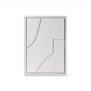 Obraz 3D ABSTRACT 2 Bianco