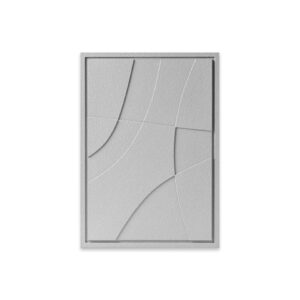 Obraz 3D ABSTRACT 2 Milky Grey