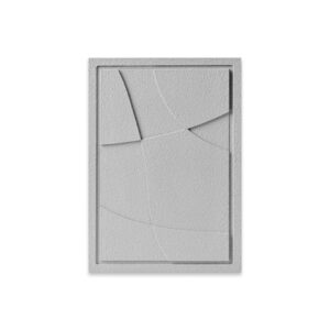 Obraz 3D ABSTRACT 4 Milky Grey