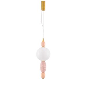 Lampa sufitowa EMENTINE różowa