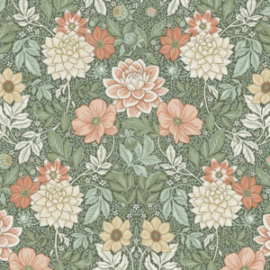 Tapeta w kwiaty Boras Tapeter Dahlia Garden 7666