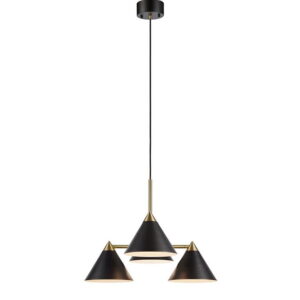 Lampa wisząca KLINT 3 czarny