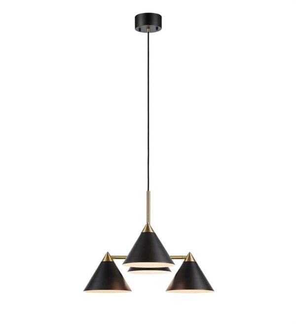 Lampa wisząca KLINT 3 czarny