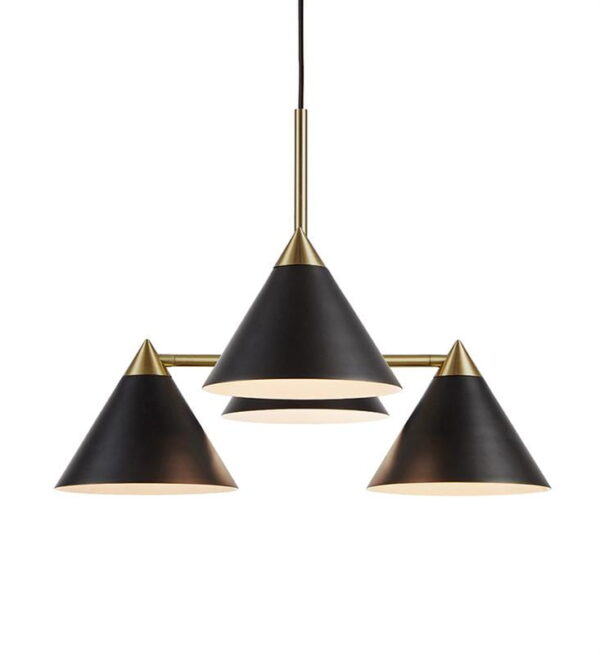 Lampa wisząca KLINT 3 czarny