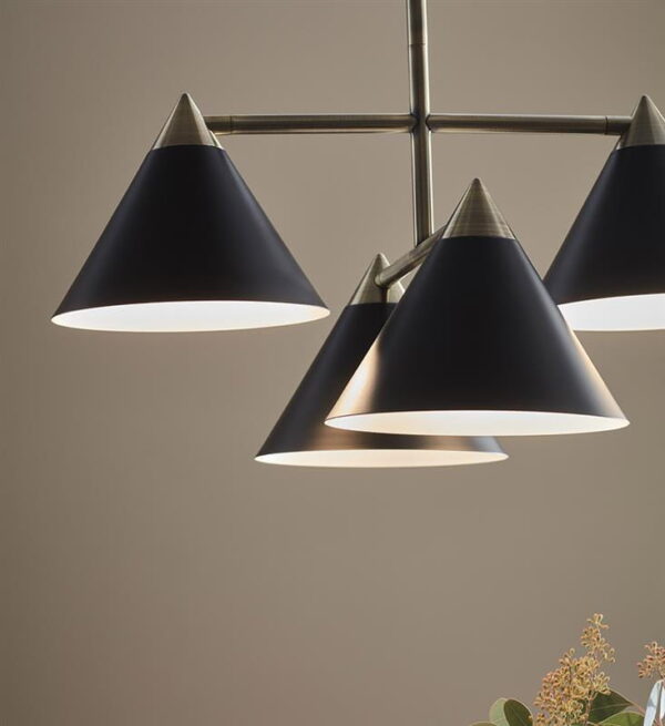 Lampa wisząca KLINT 3 czarny