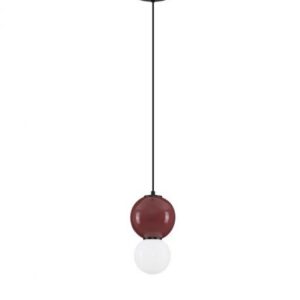 Lampa wisząca OESIS bordo mała